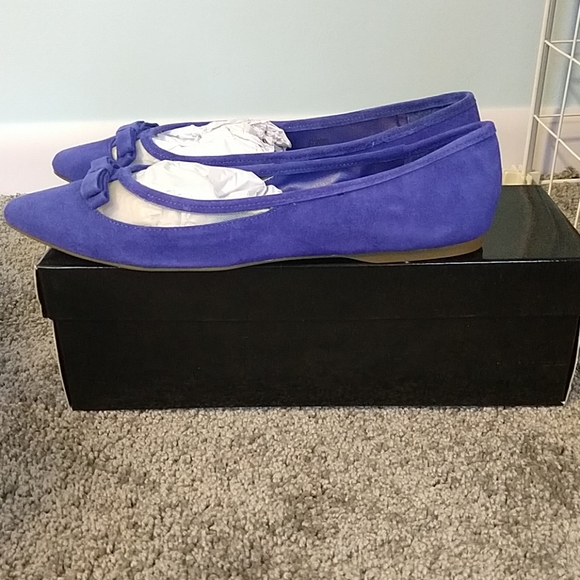 BCBG Paris blue flats size 7 left! - Picture 3 of 7
